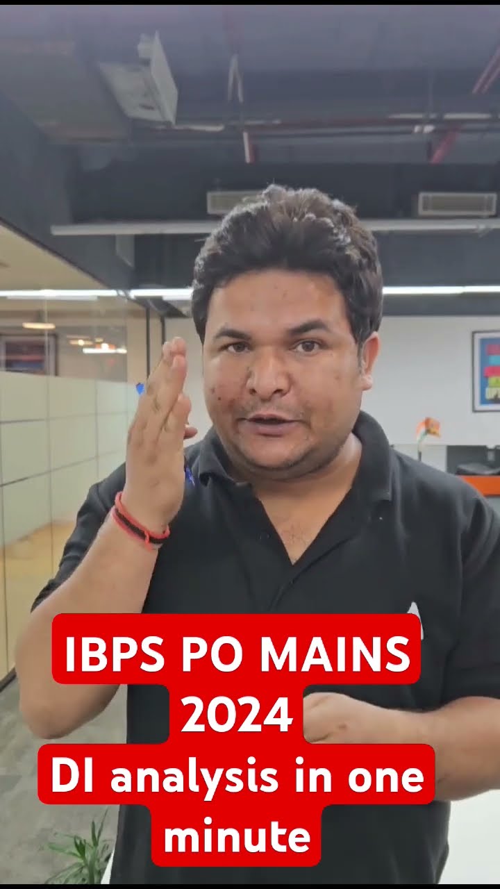 IBPS PO Mains 2024 | DI Analysis In One Minute #adda247 #di #datainterpretationforbankpo